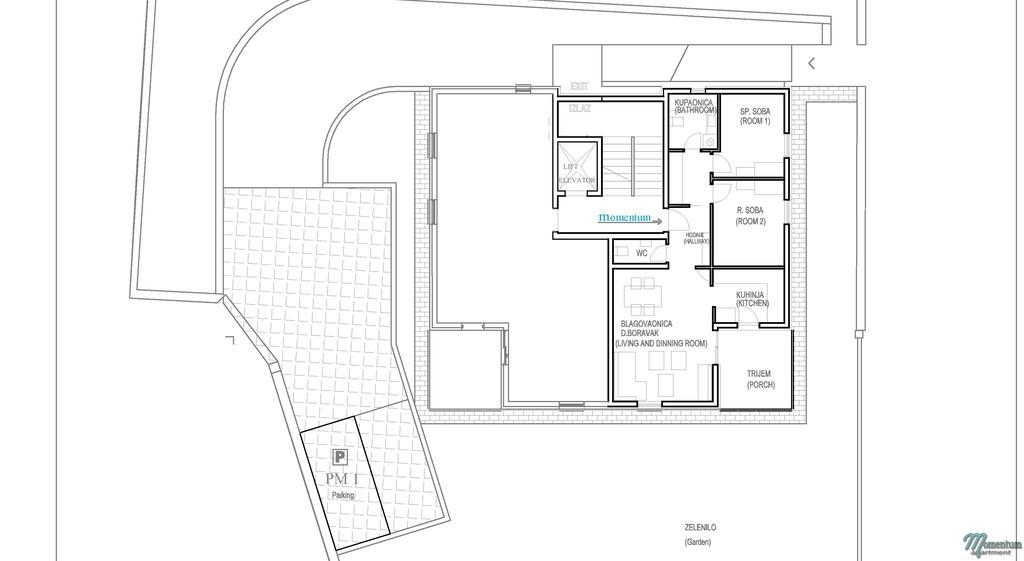 Momentum Apartment Split Oda fotoğraf